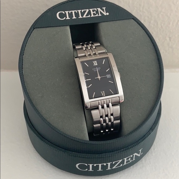Citizen Other - Rectangular GunMetal Citizens Watch Men’s